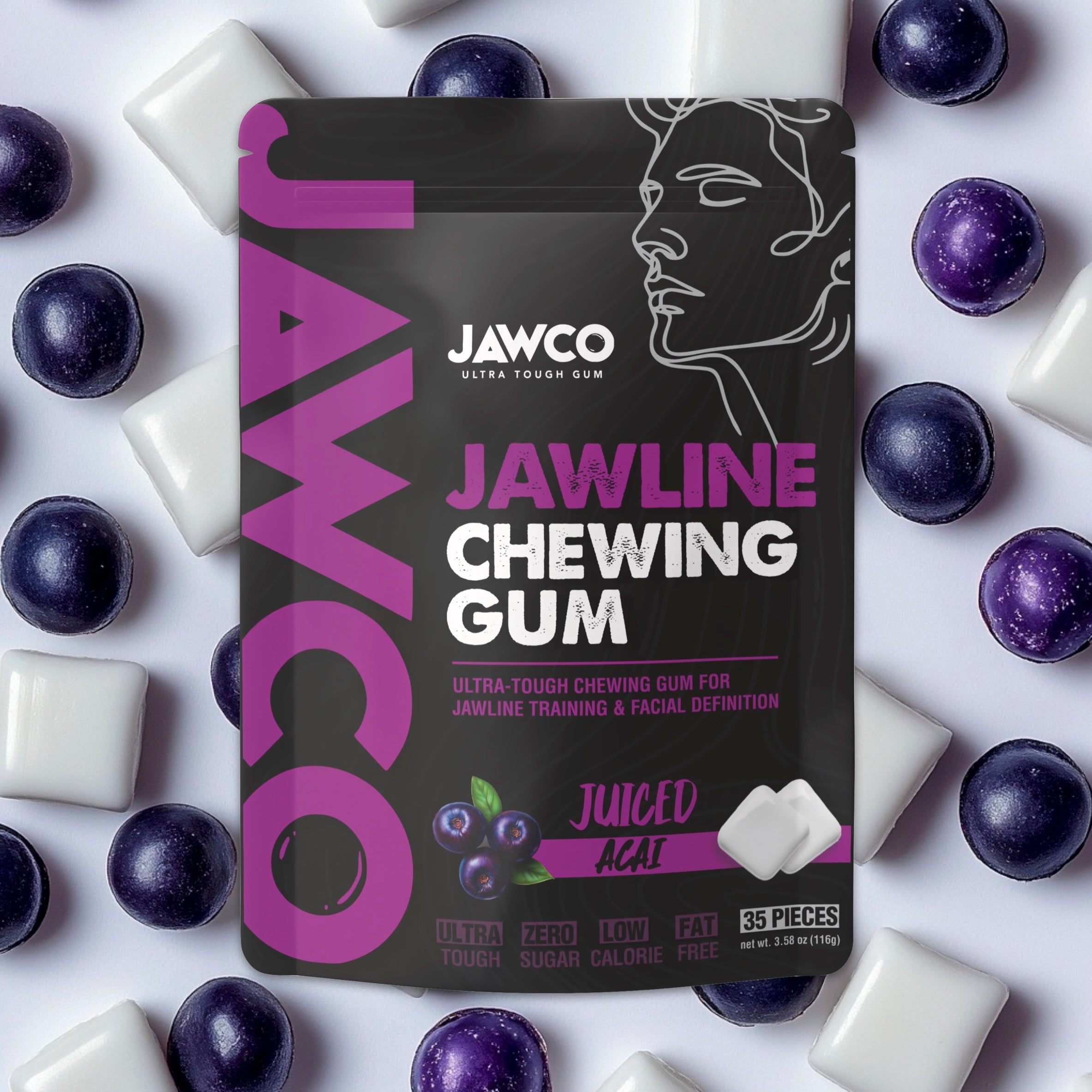 JUICED ACAI JAWLINE GUM