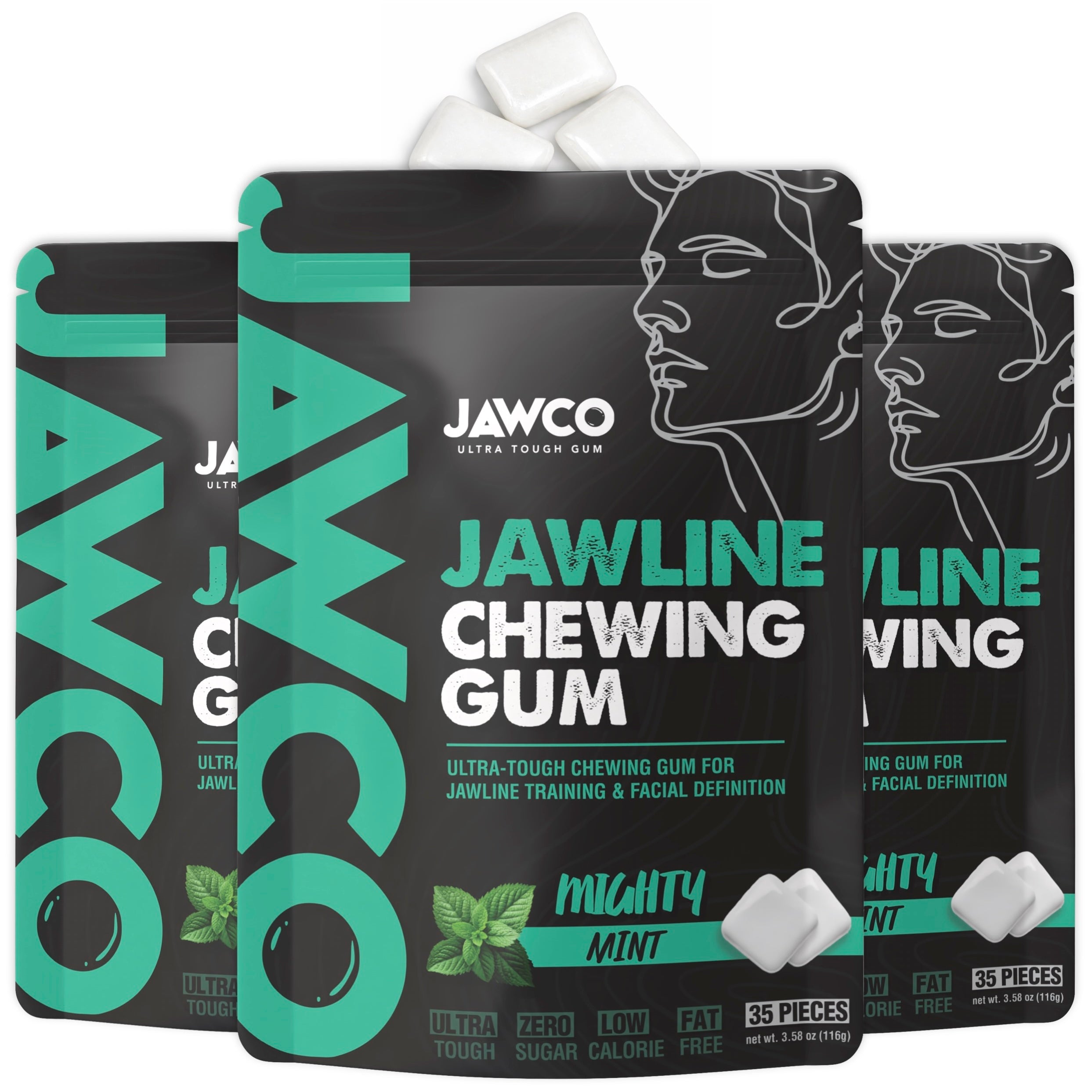 MIGHTY MINT JAWLINE GUM