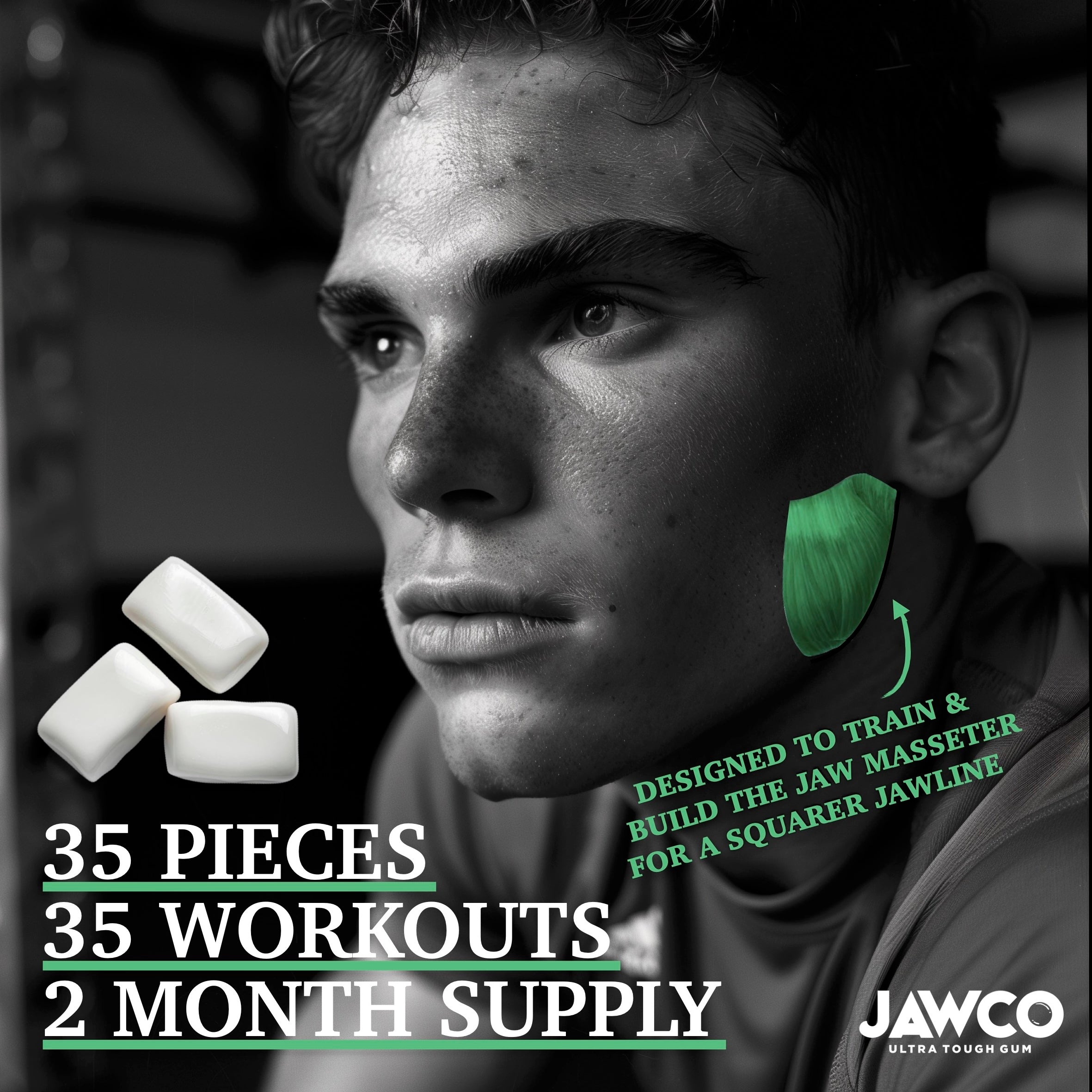 MIGHTY MINT JAWLINE GUM