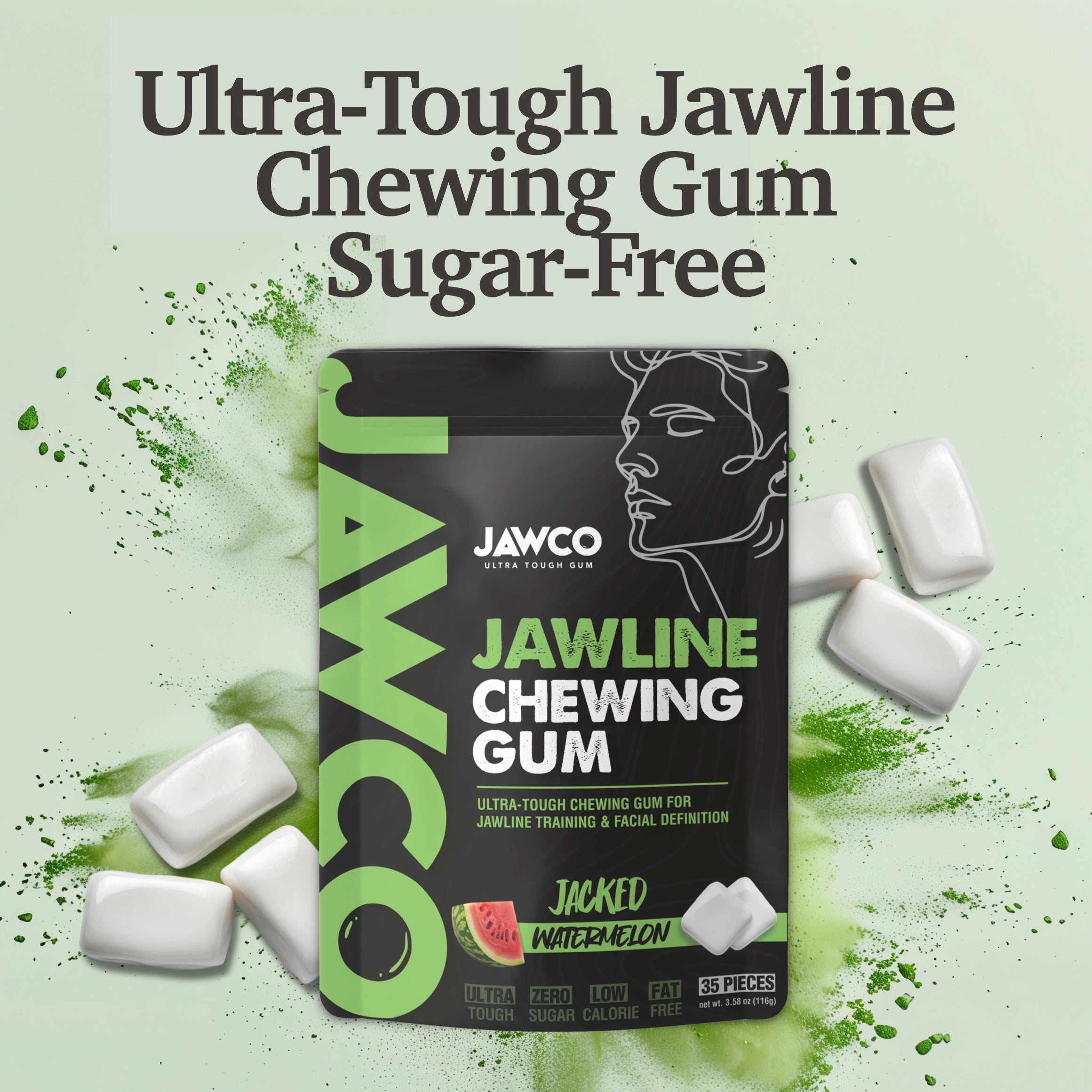 JACKED WATERMELON JAWLINE GUM