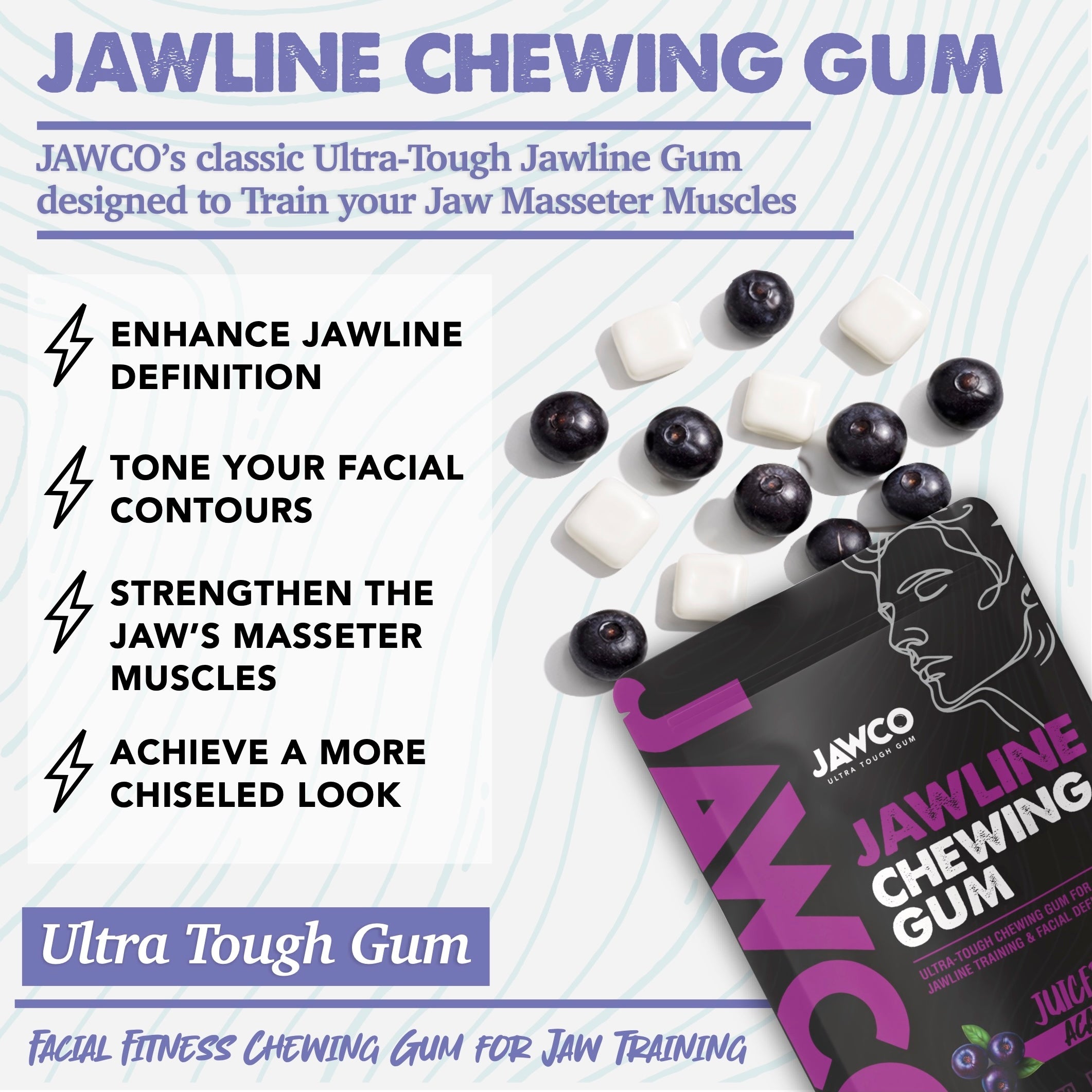 JUICED ACAI JAWLINE GUM