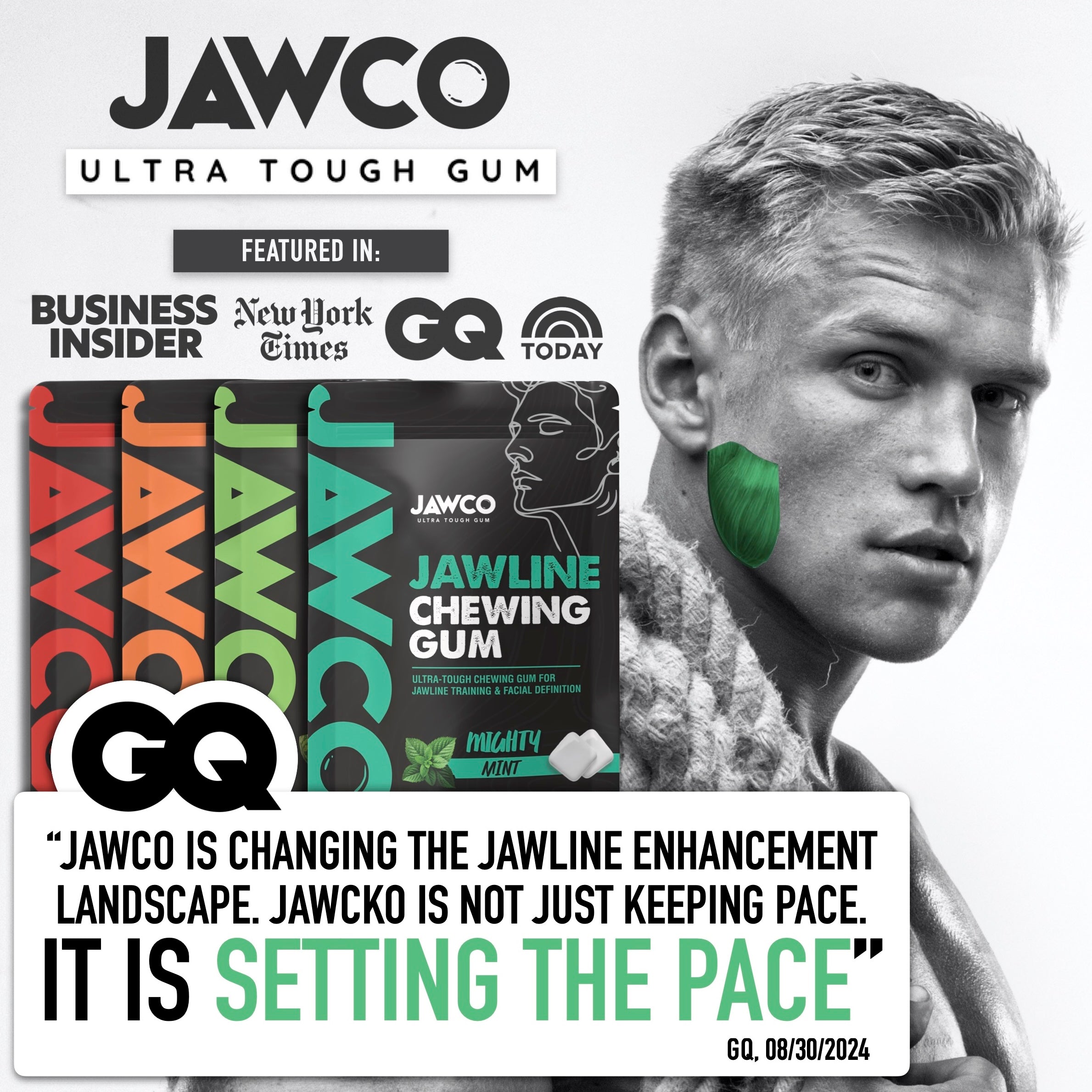 MIGHTY MINT JAWLINE GUM