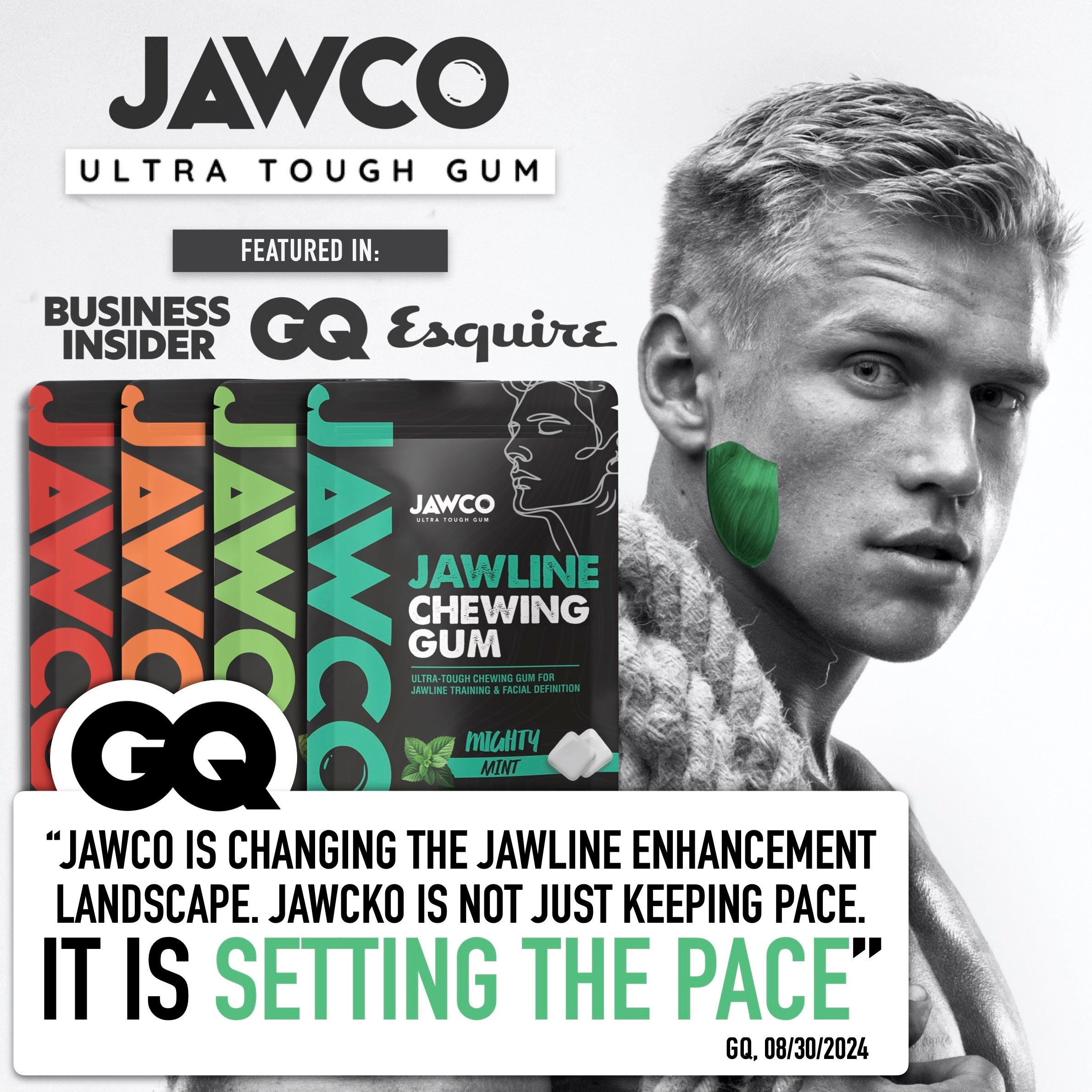 MIGHTY MINT JAWLINE GUM