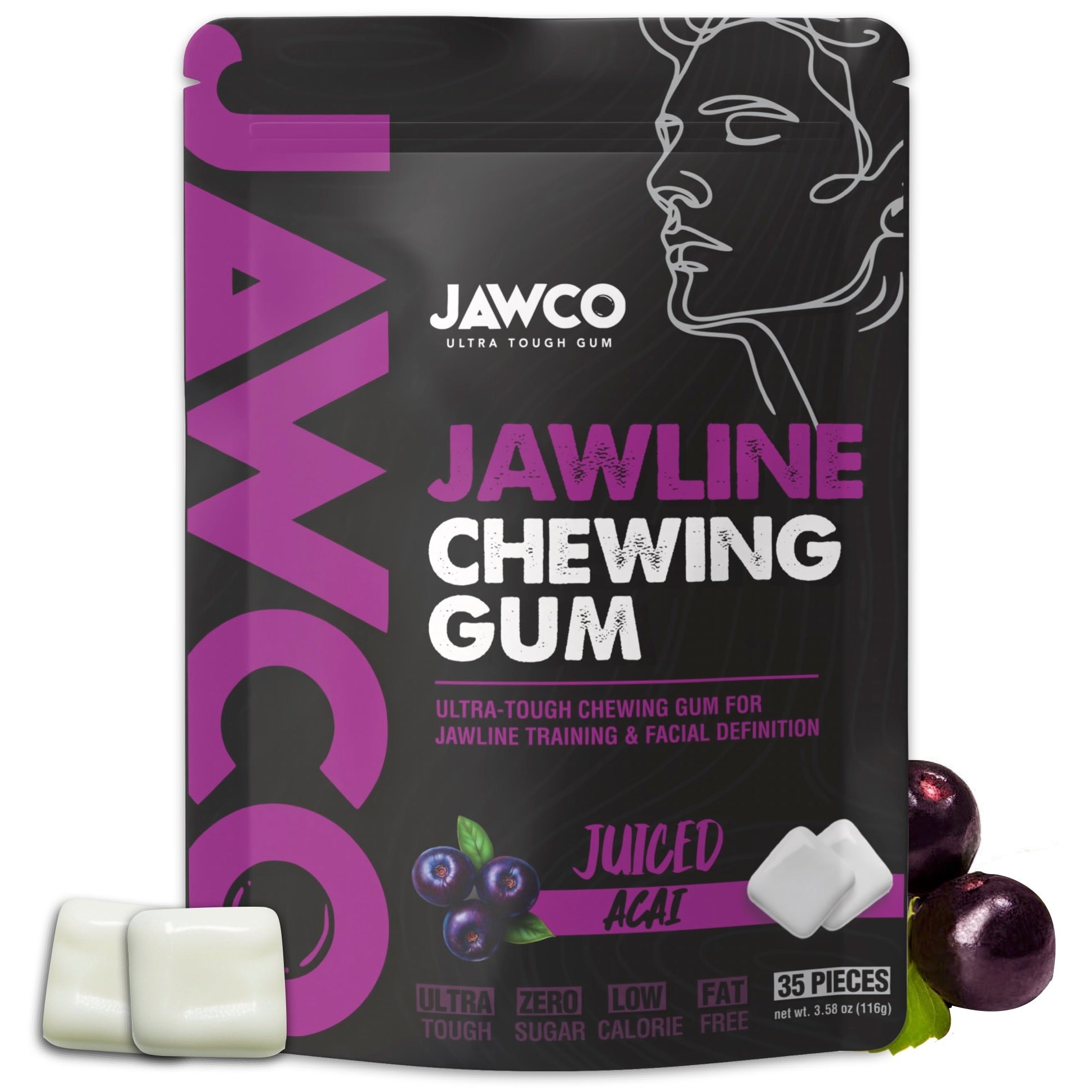 JUICED ACAI JAWLINE GUM