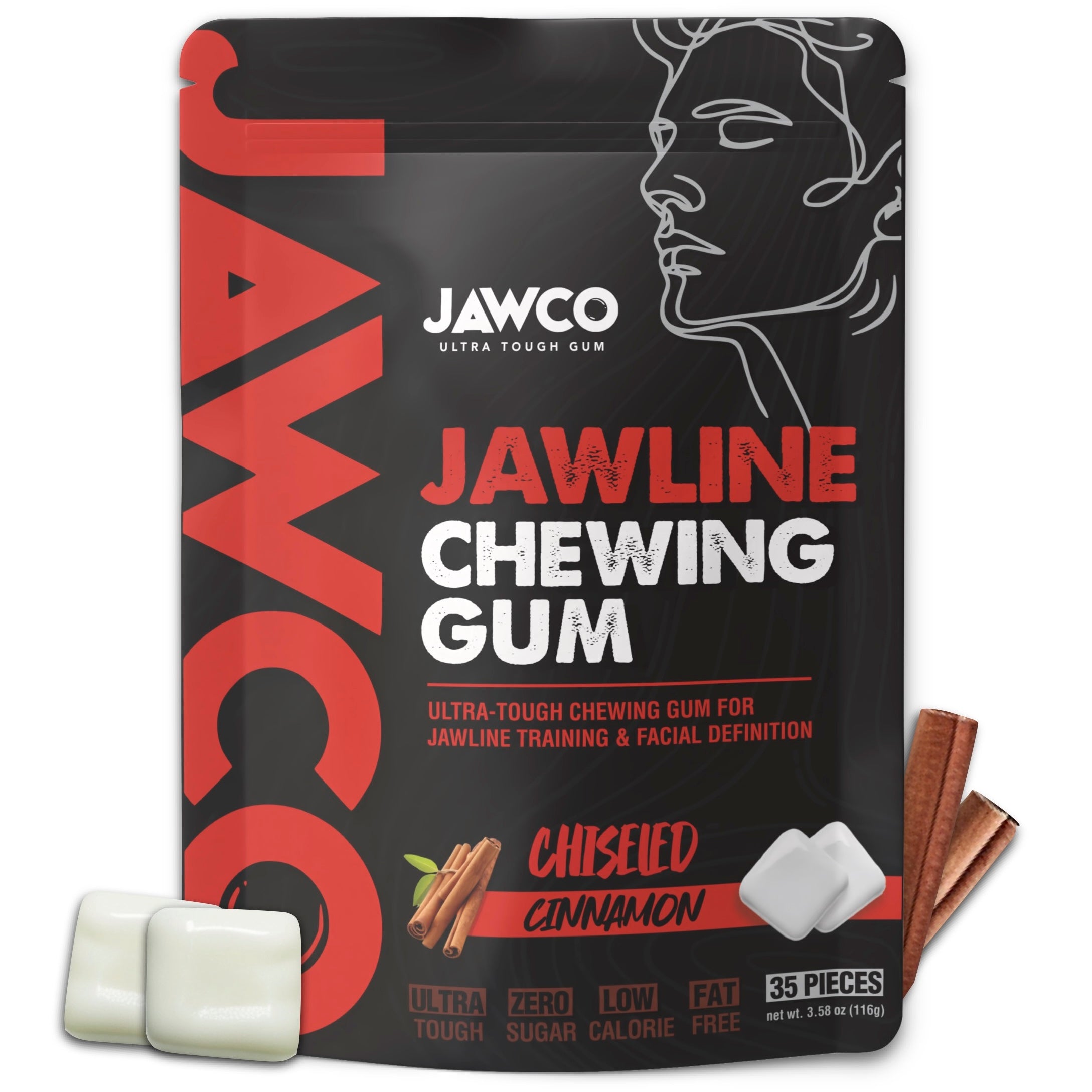 CHISELED CINNAMON JAWLINE GUM