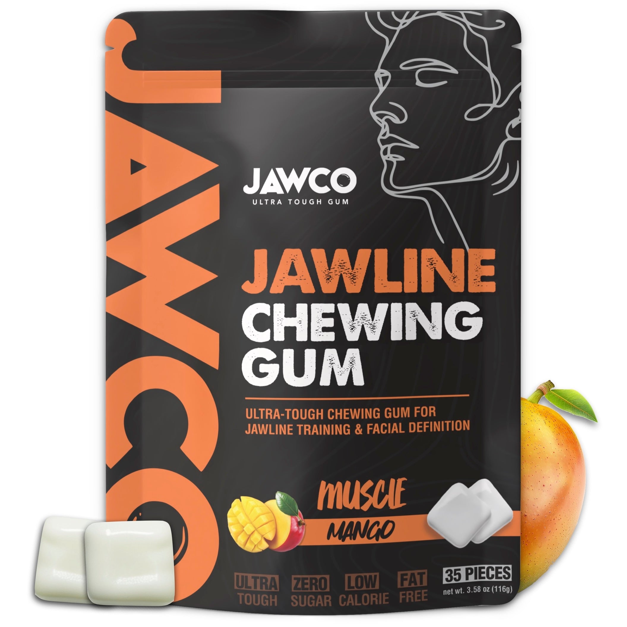 MUSCLE MANGO JAWLINE GUM