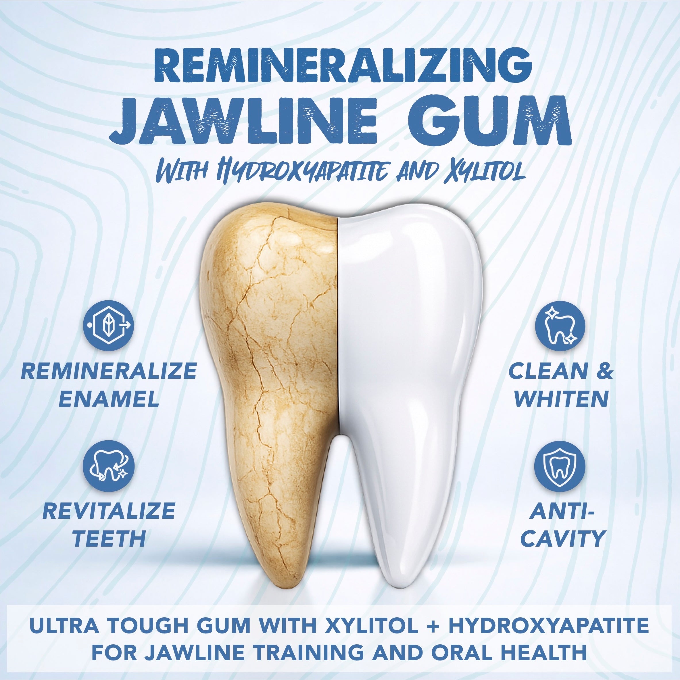 REMINERALIZING MINT JAWLINE GUM